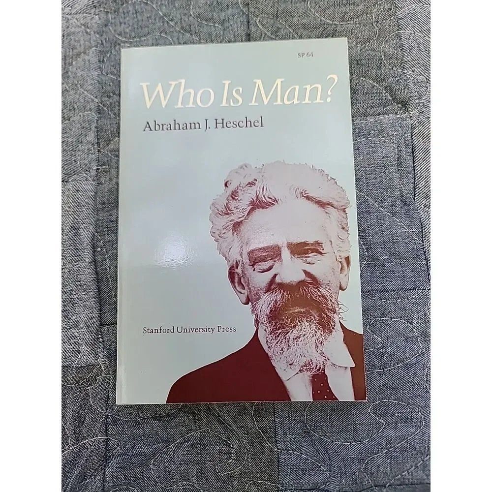 Who Is Man? by Abraham J. Heschel 1965 Paperback Reprint‎ Stanford University